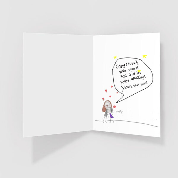 Congrats! Greeting Card - Image 3